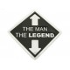 Пряжка на ремень "The man-the legend"