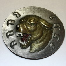 3D пряжка на ремень "Горный лев"