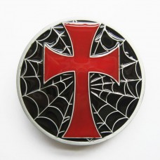  Пряжка «Spiderweb Cross» (эмаль)