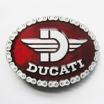 Пряжка на ремень "Ducati", эмаль