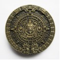 Пряжка на ремень "Календарь индейцев Майя", бронза